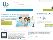 Tablet Screenshot of lbdeveloppement.com